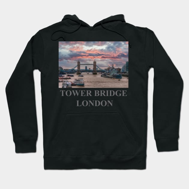 Tower Bridge London Hoodie by SteveHClark